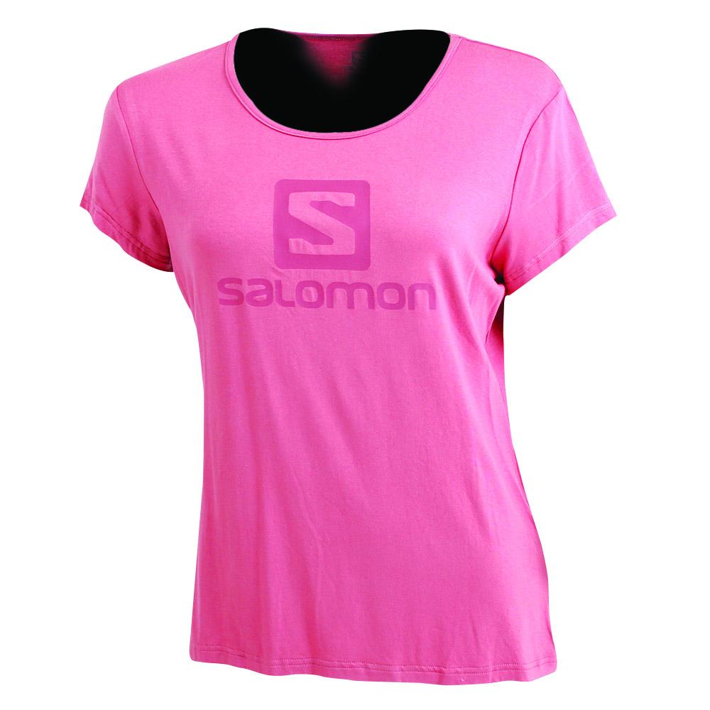 T-Shirts Salomon Femme Fushia - Salomon WARRIOR SS TE W - France (8395-DIFBJ)